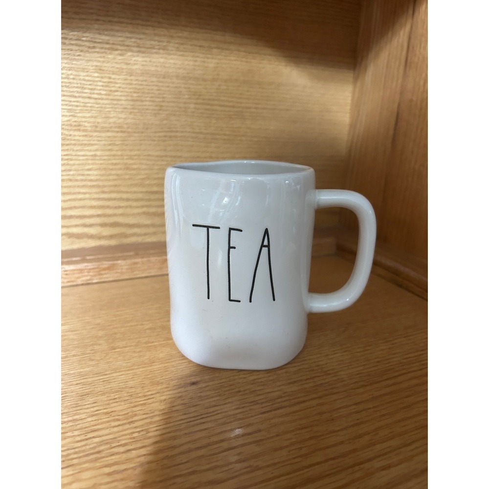 Rae Dunn TEA Mug Collection by‎ Magenta White Ceramic Farmhouse Coffee Cup